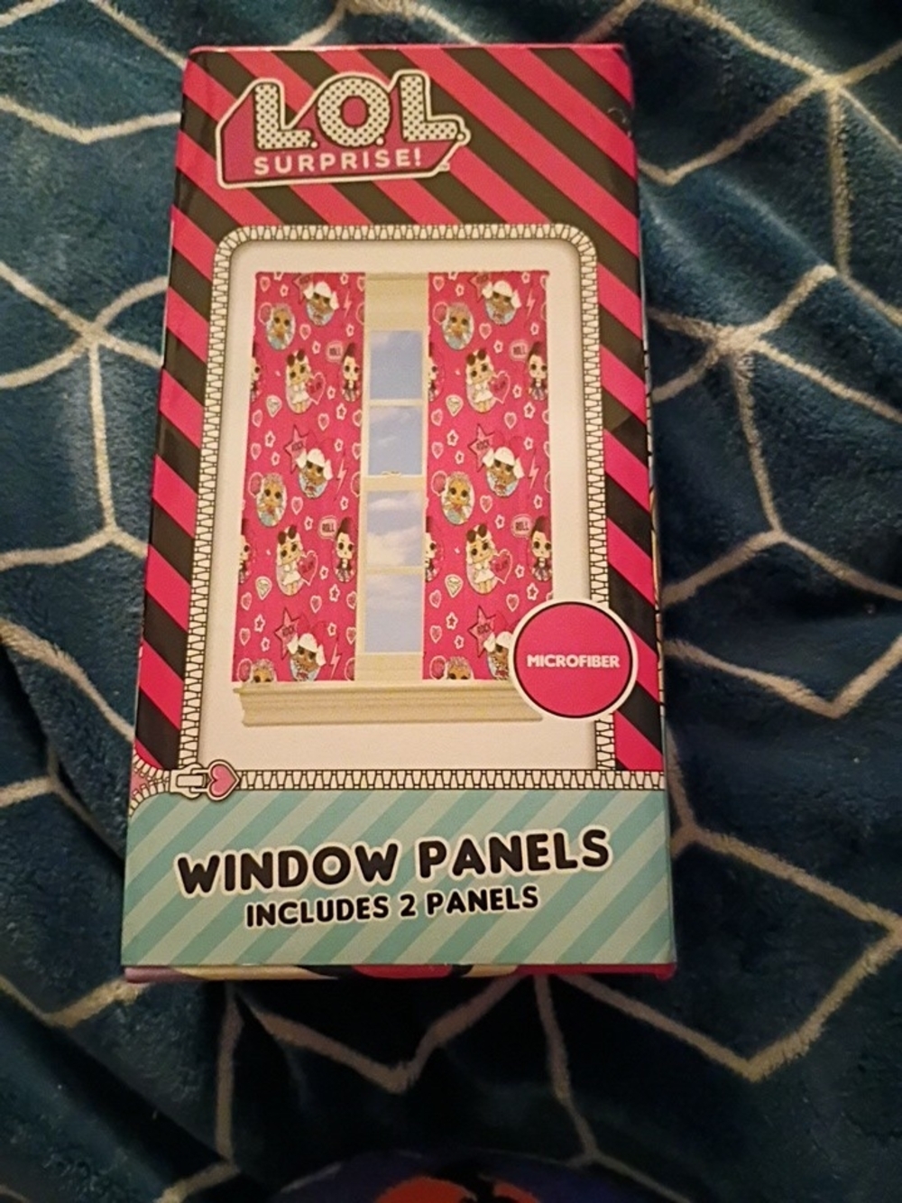 Franco Kids L.O.L. Surprise! Window Curtain Panels Drapes Set, 82 in x 63 in